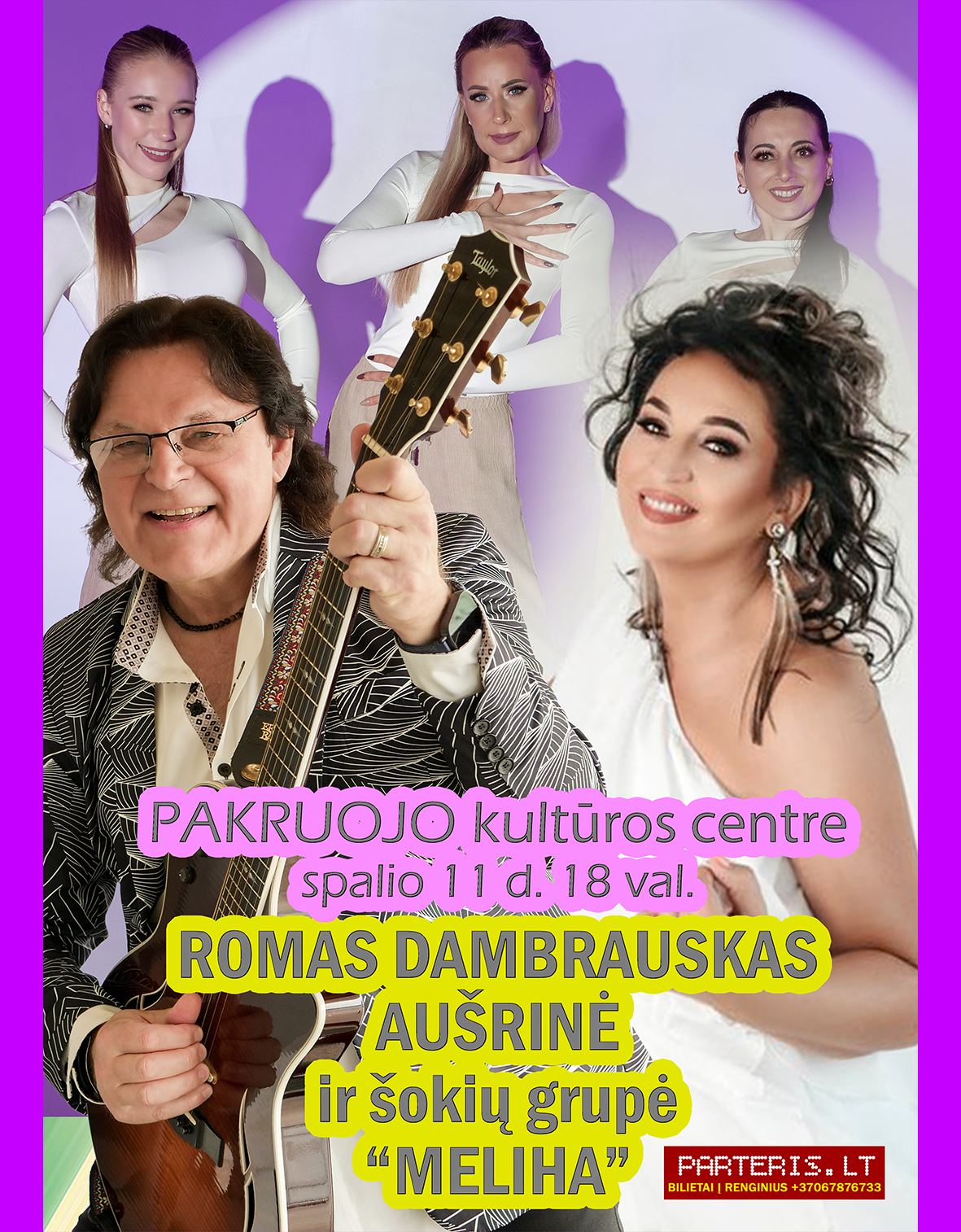 Pakruojis – Aušrinė, Romas Dambrauskas ir šokių grupė ”Meliha Dance”